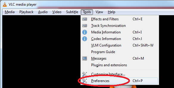 VLC - Preferences